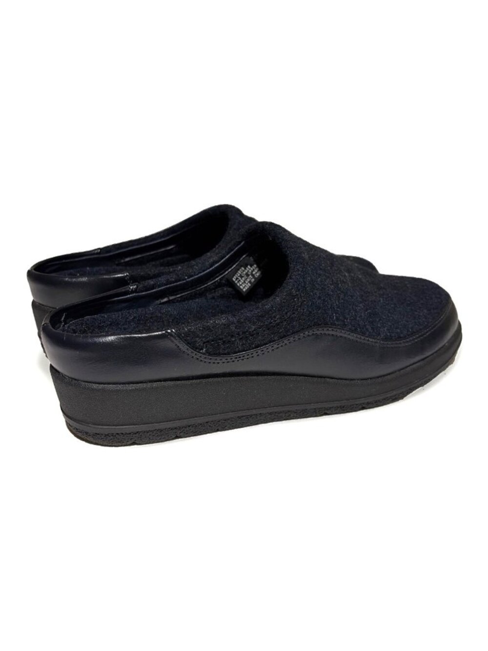 GrassHoppers Women's Slip On Mules Shoe Size 8.5M Charcoal Fabric Upper EUC